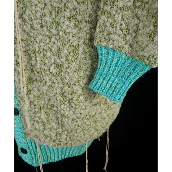 Andersson Bell Milton22 Heavy Wool Cardigan Size L Green NWT - Picture 7 of 16